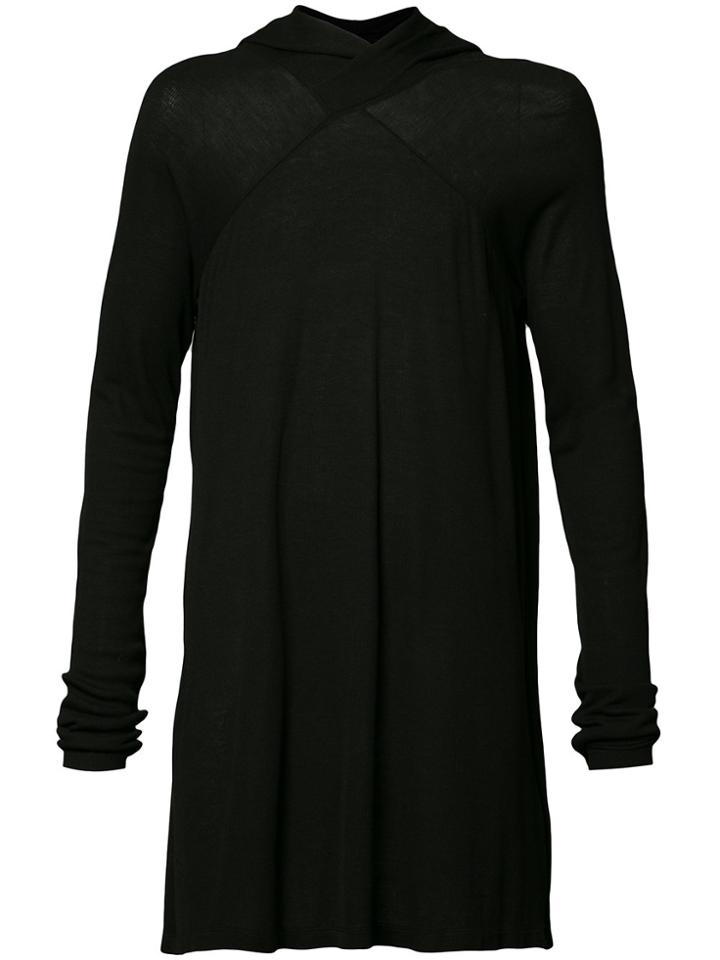 Julius Elongated Sleeves Hoody - Black