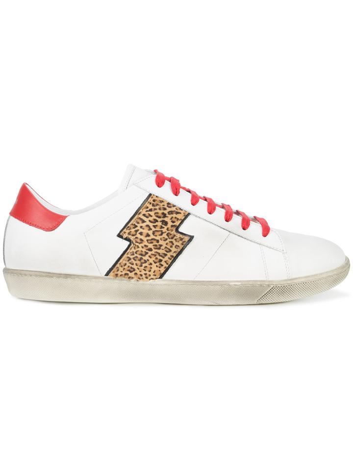 Amiri Contrast Low-top Sneakers - White