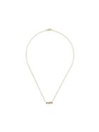Daou 18kt Yellow Gold Kisses Diamond Necklace