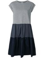 Peserico Flared T-shirt Dress - Grey