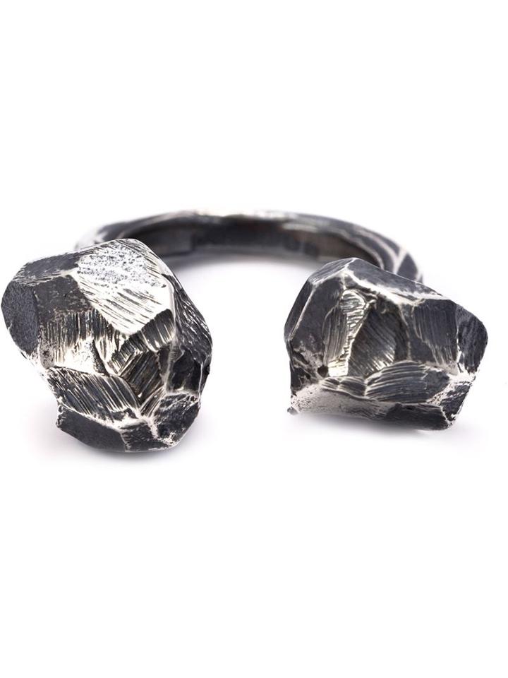 Chin Teo 'dacite' Ring, Men's, Size: 4, Metallic