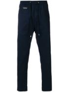 Les Hommes Urban Drawstring Sweat Pants - Blue