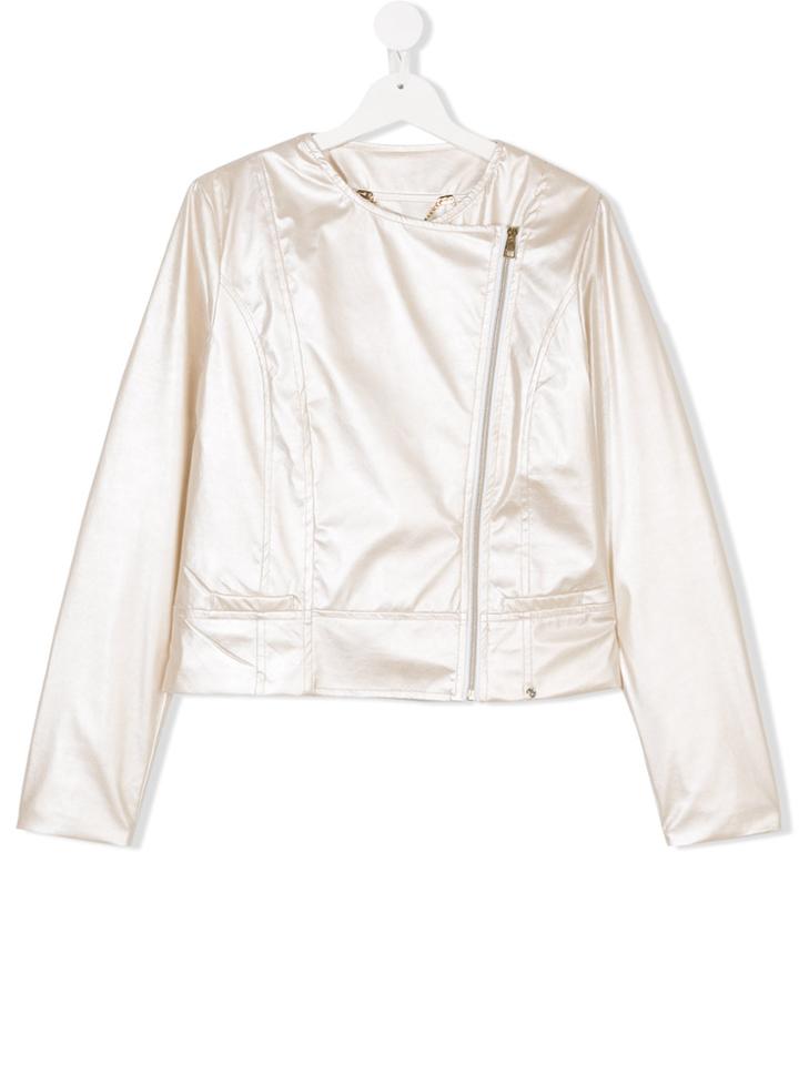 Miss Grant Kids Teen Metallic Jacket