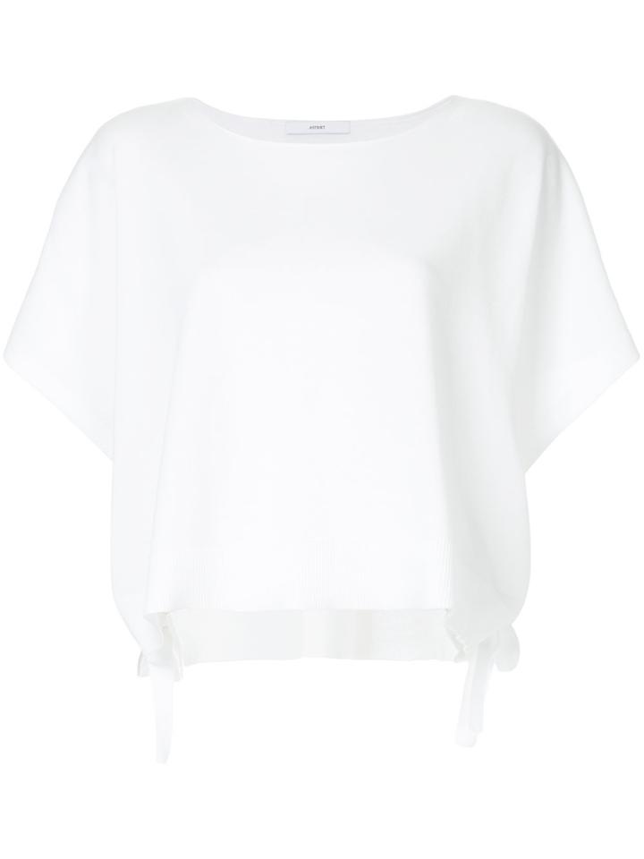 Astraet Tie Hem Top - White