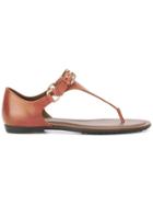 Tod's Thong Sandals - Brown