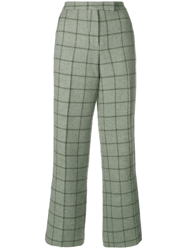 Holland & Holland Tweed Tailored Trousers - Green