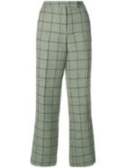 Holland & Holland Tweed Tailored Trousers - Green