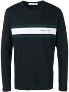 Calvin Klein Jeans Logo Stripe Sweatshirt - Black