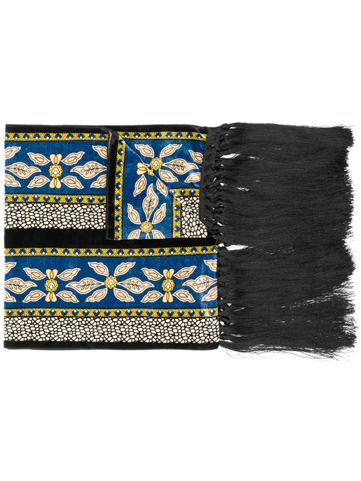 Forte Forte Tassel Detail Printed Scarf - Multicolour