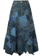 Junya Watanabe Patchwork Denim Skirt - Unavailable