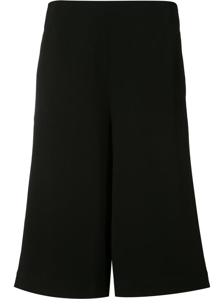 Robert Rodriguez Cropped Flared Trousers, Women's, Size: 4, Black, Spandex/elastane/viscose