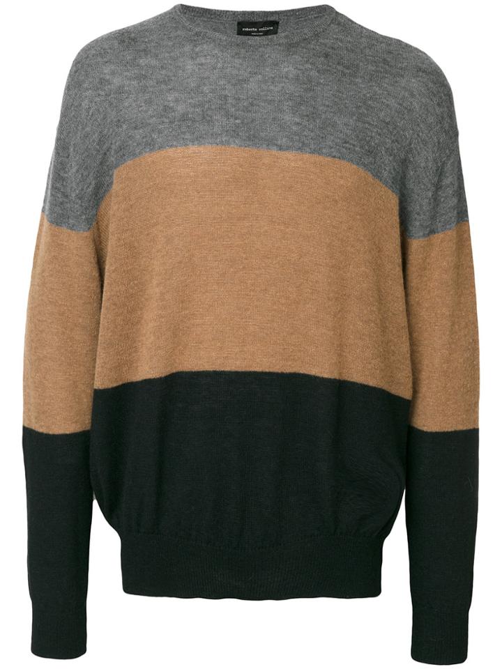 Roberto Collina Striped Jumper - Nude & Neutrals