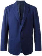 Kiton Sartoria Blazer, Men's, Size: 50, Blue, Wool