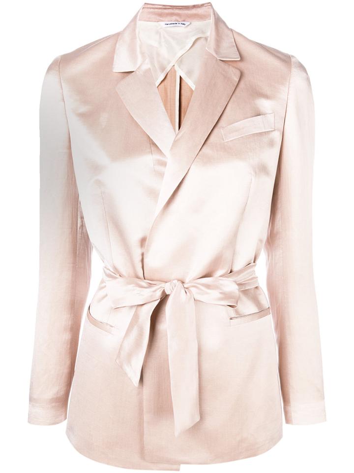 Tonello Double-breasted Blazer Jacket - Pink & Purple
