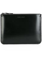 Comme Des Garçons Wallet Top Zip Pouch - Black