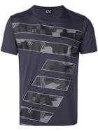 Ea7 Emporio Armani 7 Print T-shirt - Grey