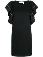 See By Chloé Ruffle Sleeved Dress - Black
