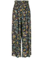 Tory Burch High-waist Palazzo Trousers - Blue