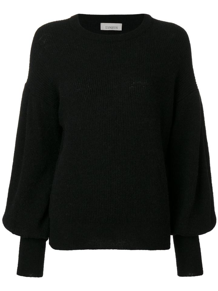 Laneus Ribbed Jumper - Black