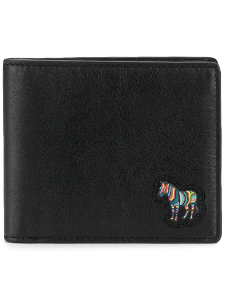 Ps By Paul Smith Striped Zebra Icon Wallet - Black