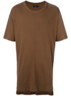 Blood Brother 'captain' Ribbed T-shirt, Men's, Size: Xs, Brown, Cotton