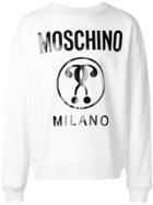 Moschino Logo Sweatshirt - White