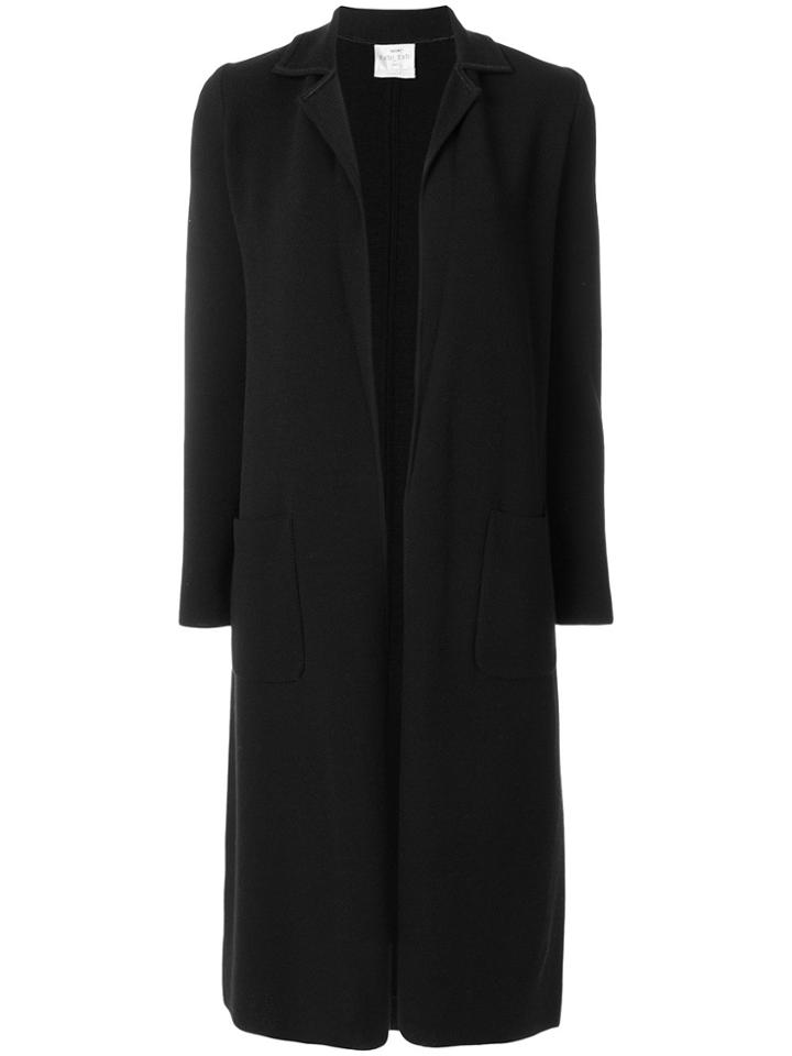 Forte Forte Long Open Coat - Black