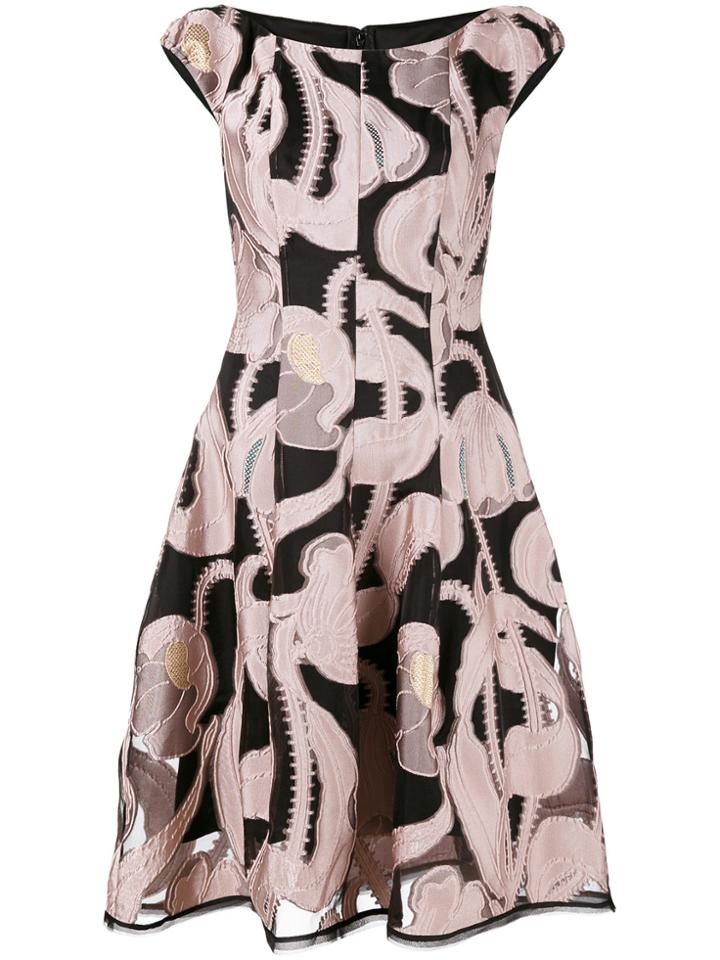 Talbot Runhof Longley Dress - Pink & Purple