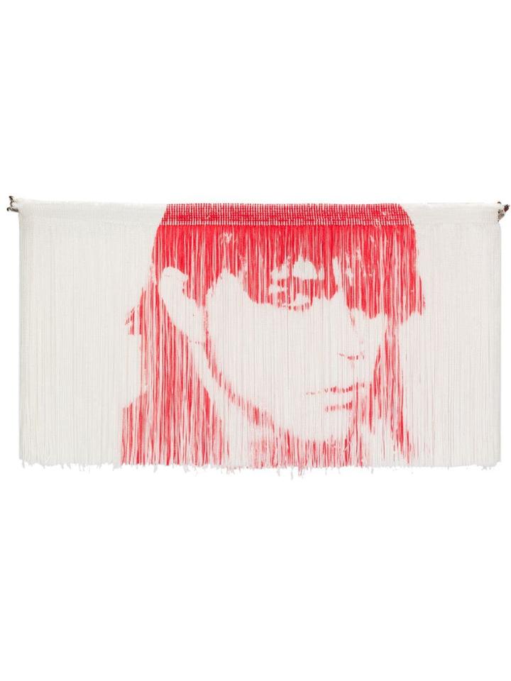 Calvin Klein 205w39nyc Fringed Belt - White