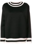 Moncler Striped Jumper - Black