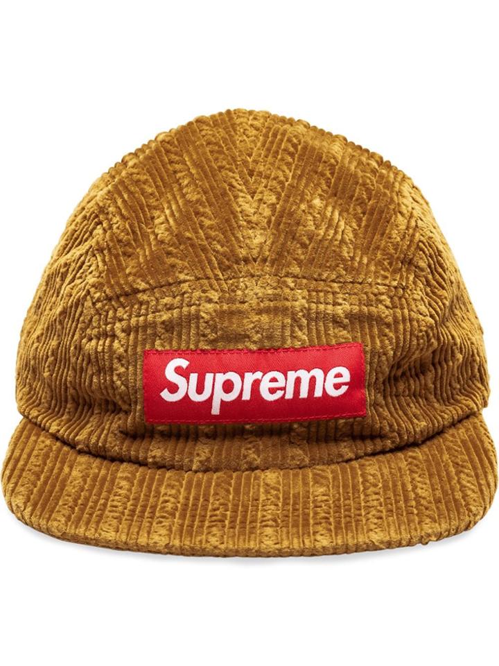 Supreme Rope Corduroy Camp Cap - Brown