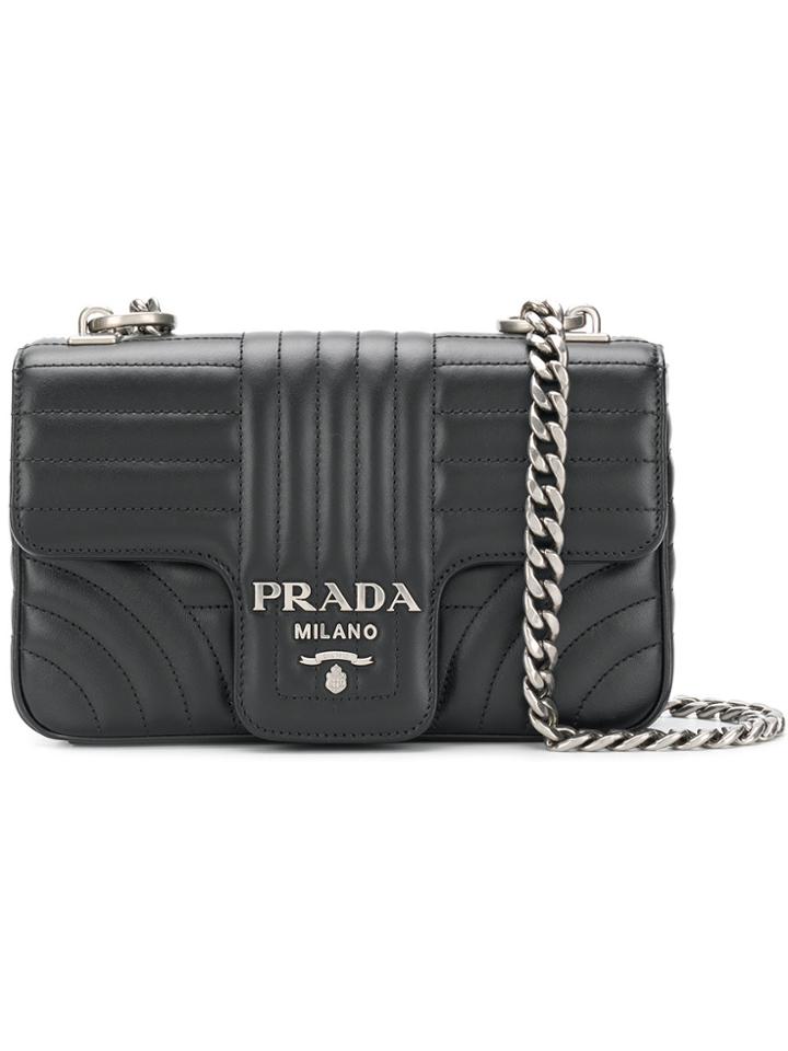 Prada Diagramme Bag - Black