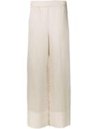 Semicouture Wide Leg Trousers - Neutrals