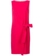Oscar De La Renta Tie-detailed Shift Dress - Pink & Purple