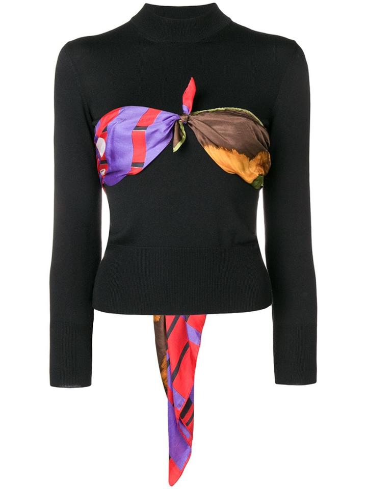 Marine Serre Bikini Knit Jumper - Black