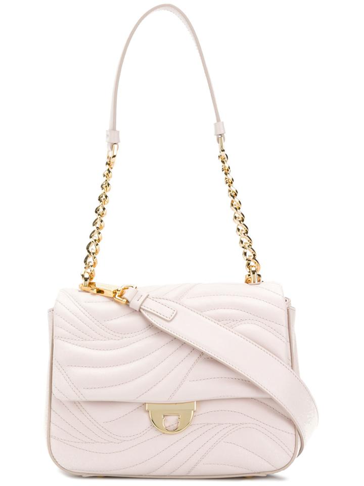 Salvatore Ferragamo Small Quilted Flap Bag - Nude & Neutrals