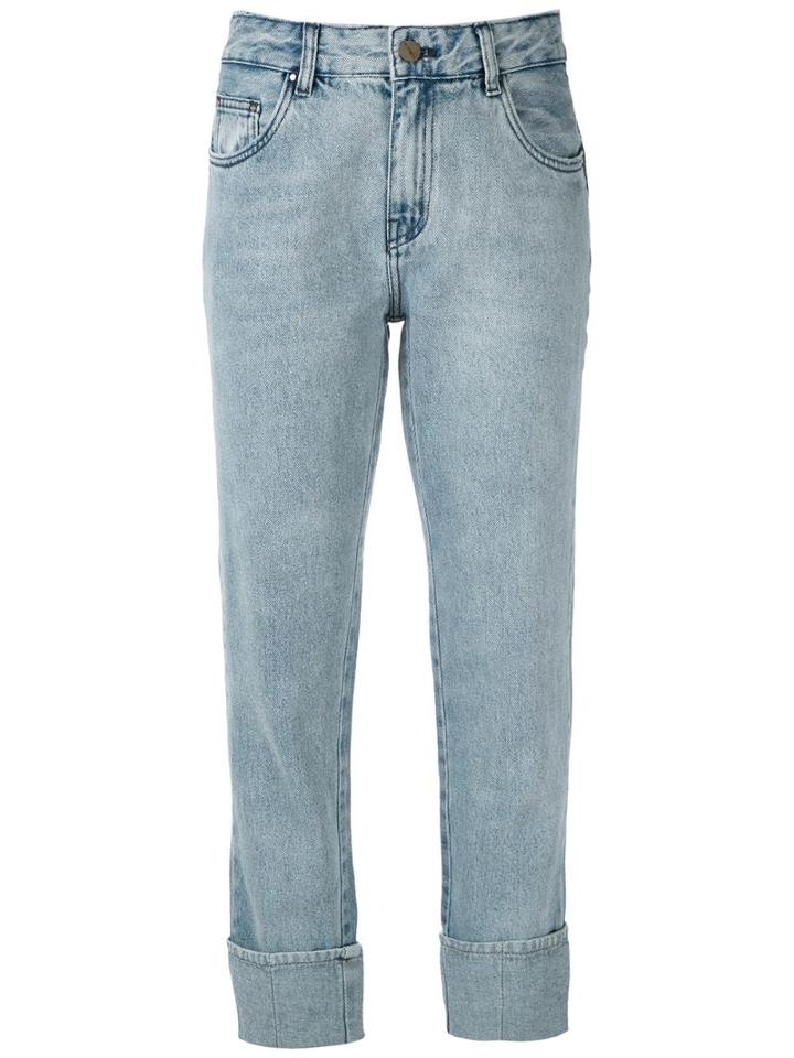 Le Lis Blanc Calça Paula Straight Pamplona - Blue