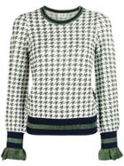 Baum Und Pferdgarten Houndstooth Sweater - Green
