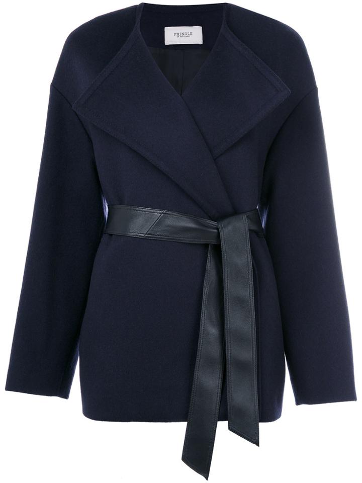 Pringle Of Scotland Wrap Jacket - Blue