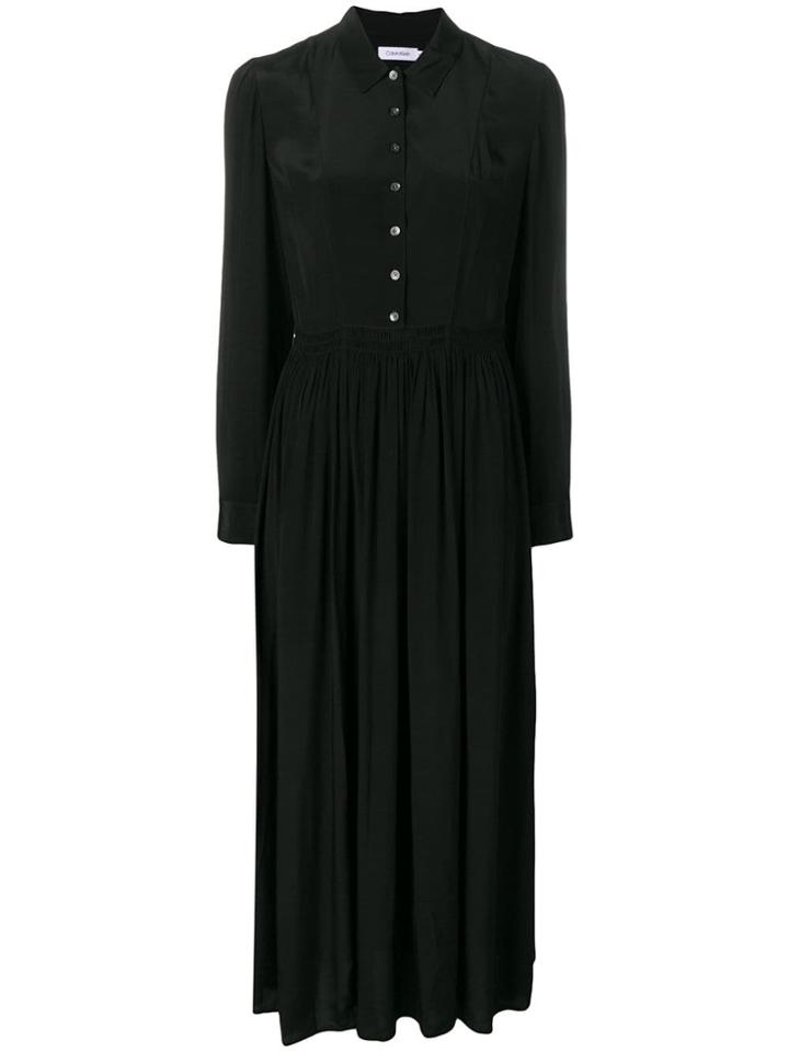 Calvin Klein Loose Flared Dress - Black