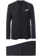 Neil Barrett Two-piece Suit, Men's, Size: 46, Black, Cotton/polyester/wool