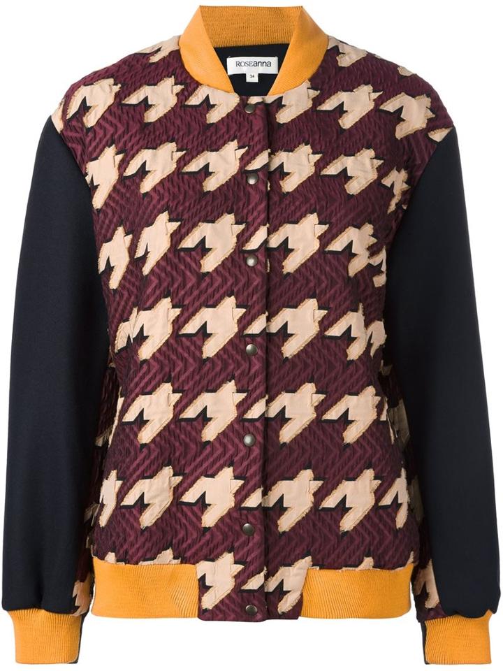 Roseanna 'varsity' Oversized Bomber Jacket