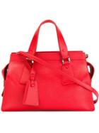 Giorgio Armani Medium Shoulder Bag, Women's, Red, Calf Leather