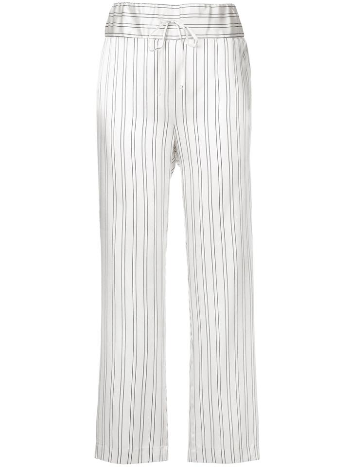 Maggie Marilyn Somewhere Striped Trousers - White