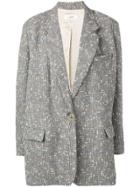 Isabel Marant Étoile Oversized Tweed Blazer - Grey