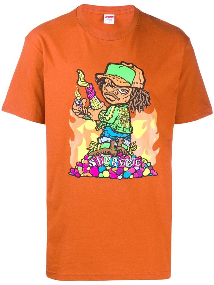 Supreme Molotov Kid T-shirt - Orange