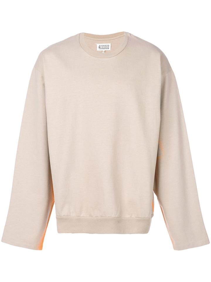 Maison Margiela Long Sleeve Sweatshirt - Nude & Neutrals