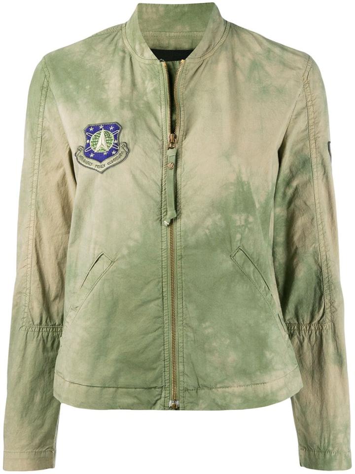 Mr & Mrs Italy Faded Zip Jacket - Green