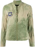 Mr & Mrs Italy Faded Zip Jacket - Green
