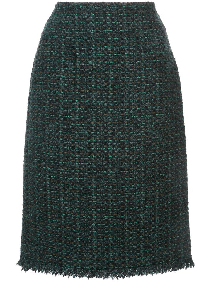 Dvf Diane Von Furstenberg Mini Pencil Skirt - Blue